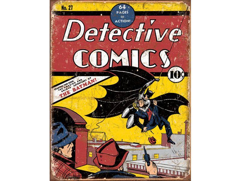 Detective Comics No.27 Metal Tin Sign