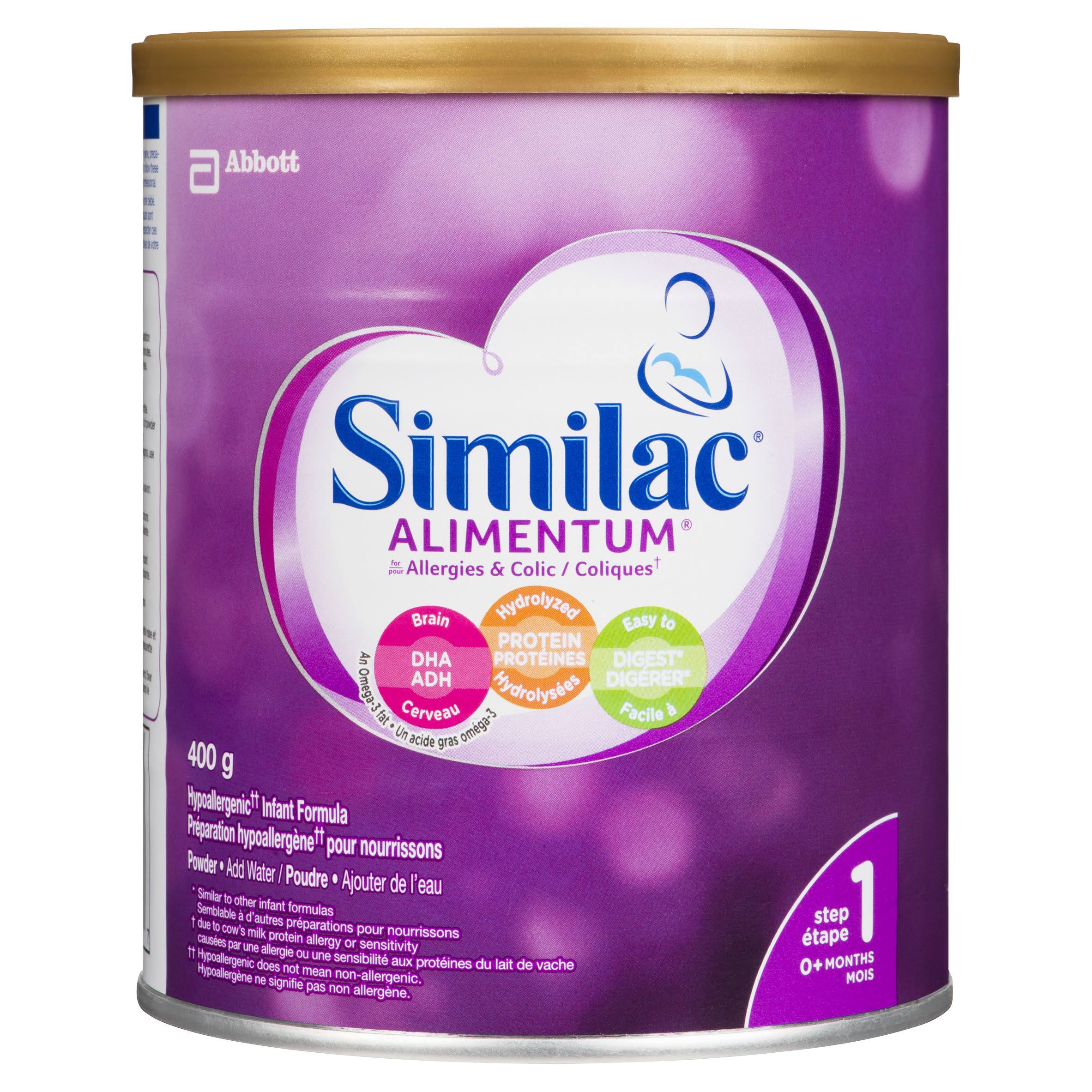 Similac Alimentum Hypoallergenic Step 1 Infant Formula - 400g