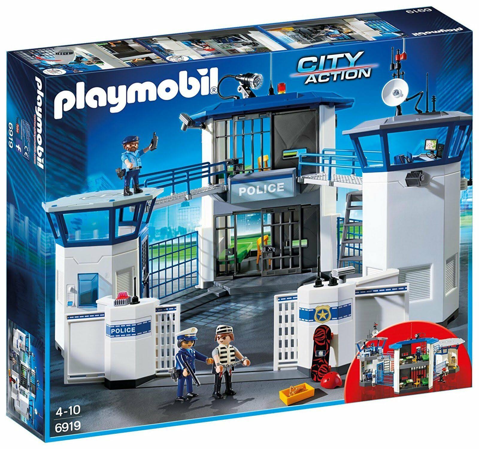 Playmobil City Action Police Station Play Set - 23" x 19.7"