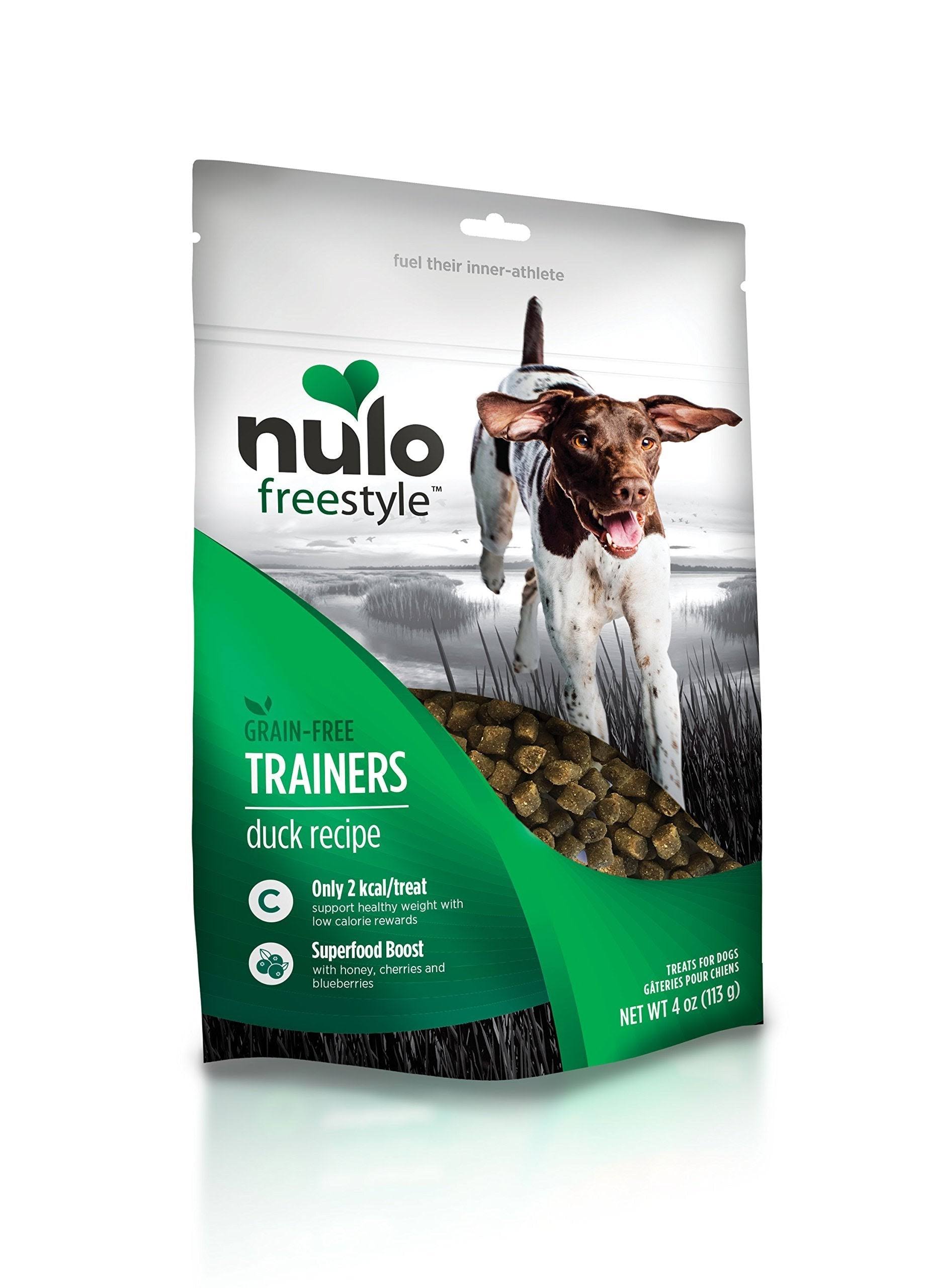 Nulo Freestyle Grain-Free Dog Training Treats, Duck, 4-oz