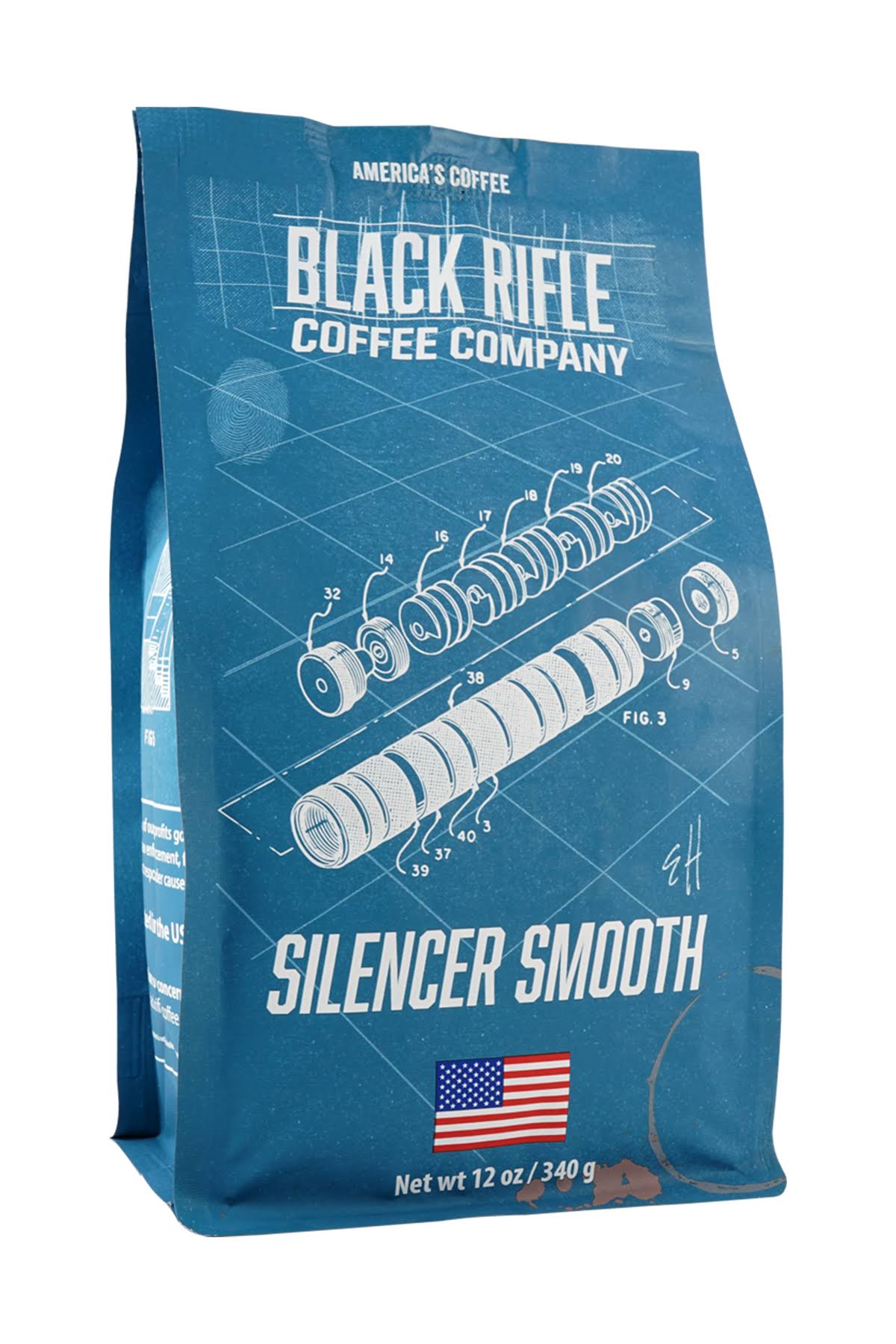 BRCC Coffee Club - Whole Bean SILENCER Smooth / 1 Bag | Black Rifle Coffee Company