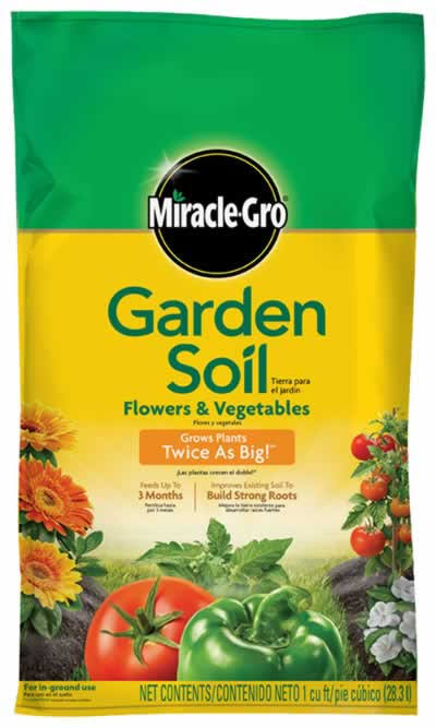Flowers and Vegetables Garden Soil - 2 Cubic Feet