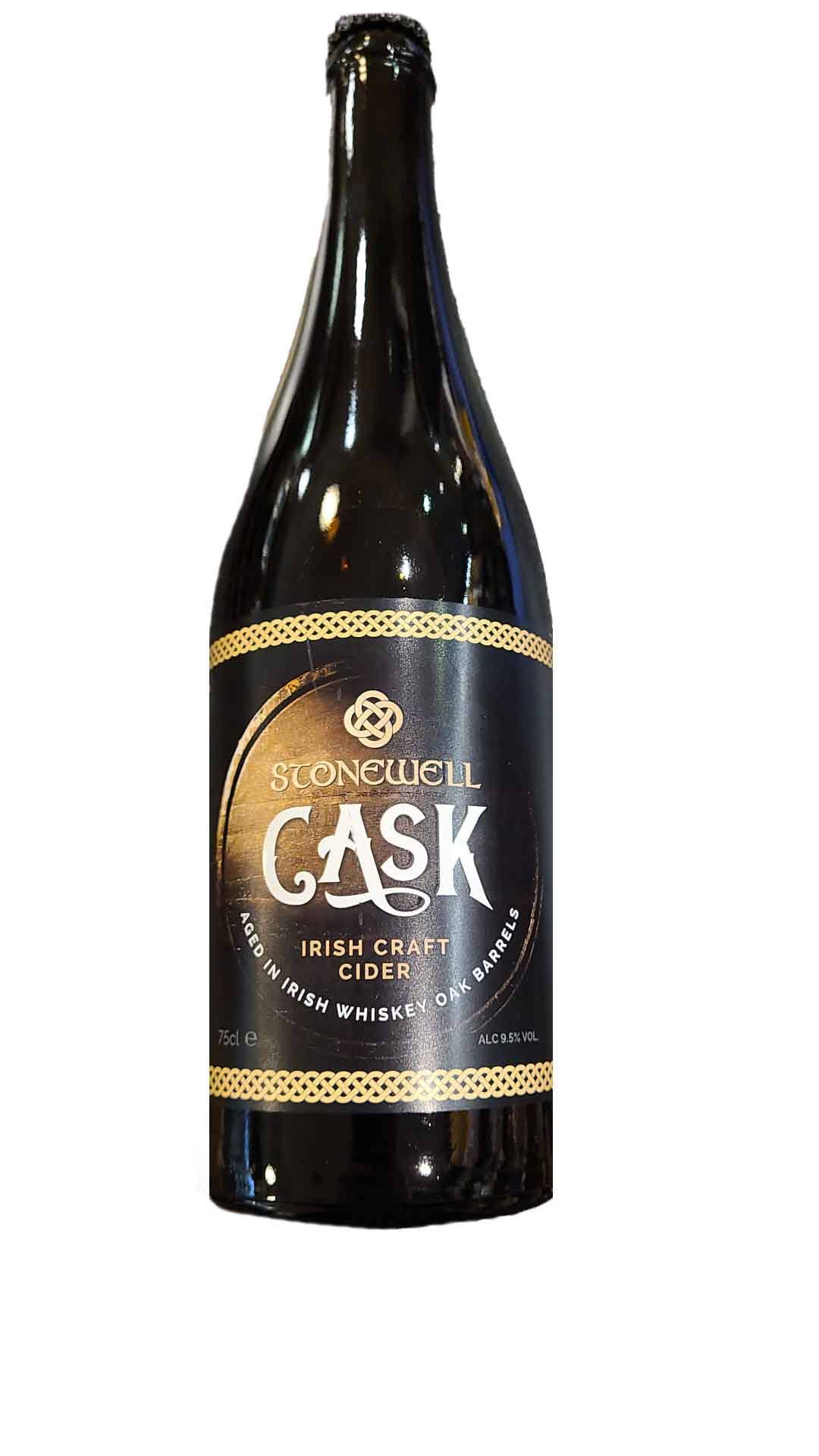 Stonewell - Cask Irish Craft Cider Aged in Irish Whiskey Oak Barrels 9.5% ABV 750ml Bottle