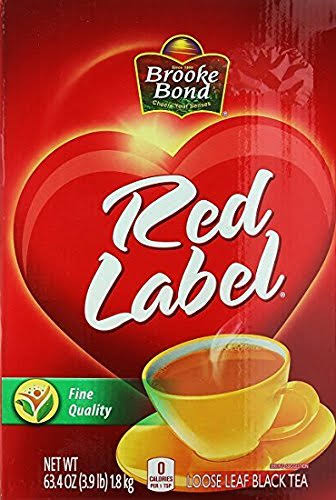 Brook Bond Red Label Fine Quality Loose Leaf Black Tea 1.8 KGS
