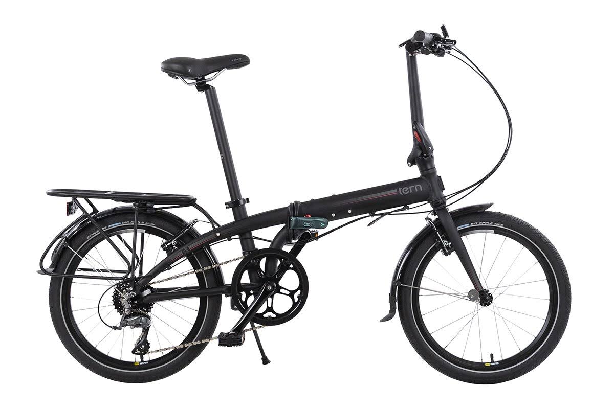 Tern Link D8 Uni Size Frame 20" Wheel Folding Commuter Bike Black