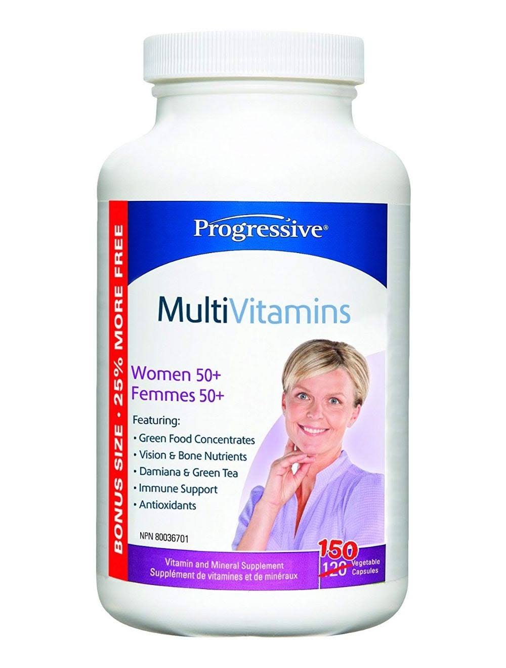 Progressive MultiVitamin for Women 50+ Bonus Size