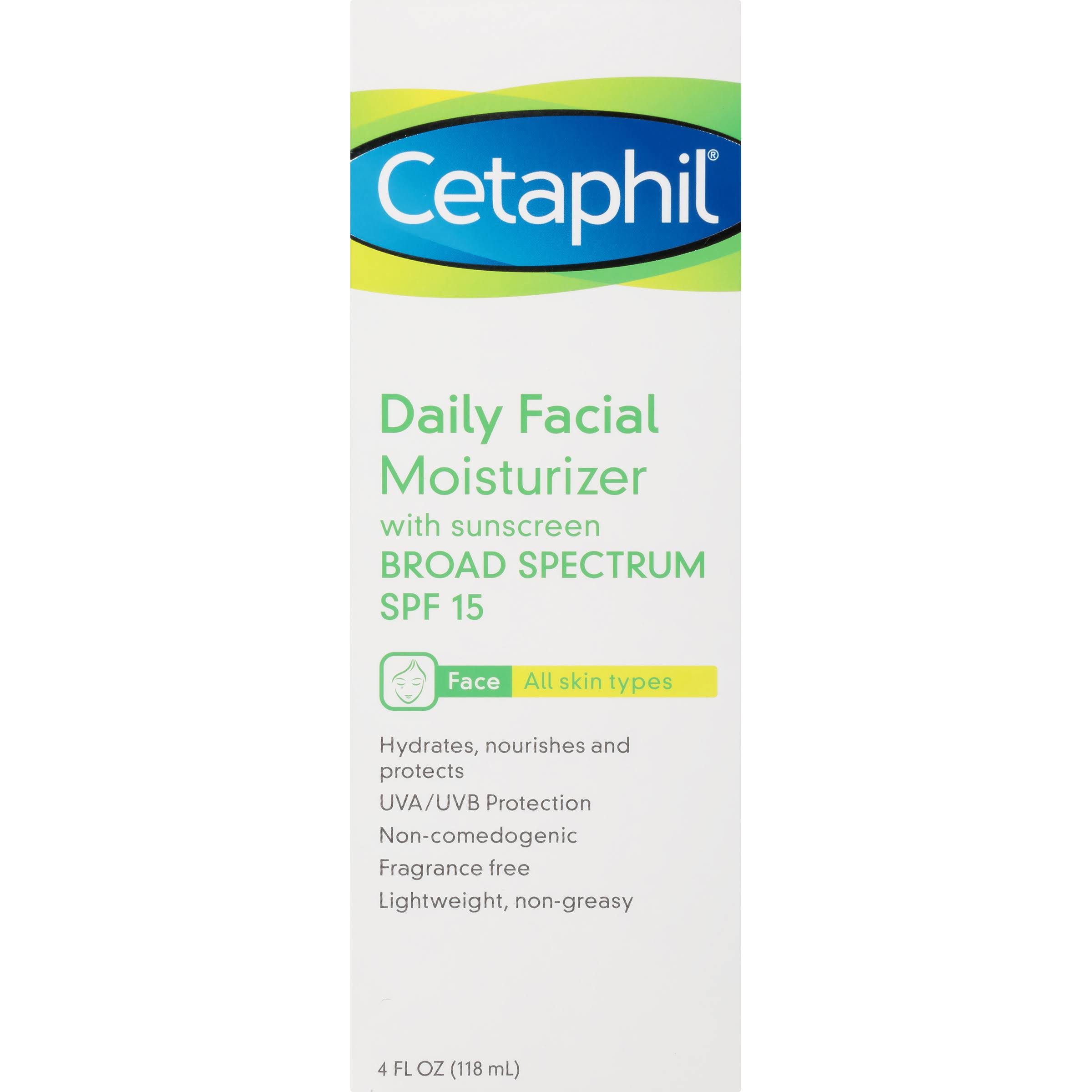 Cetaphil Fragrance Free Daily Facial Moisturizer - SPF 15, 4oz, 2pk