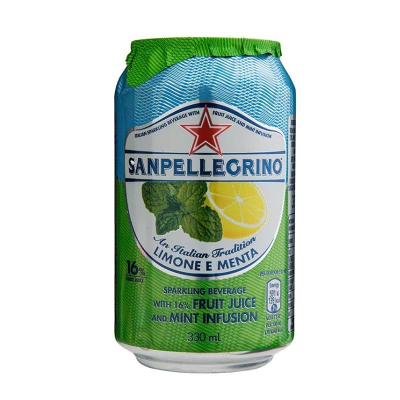 San Pellegrino Lemon and Mint Drink - 330ml