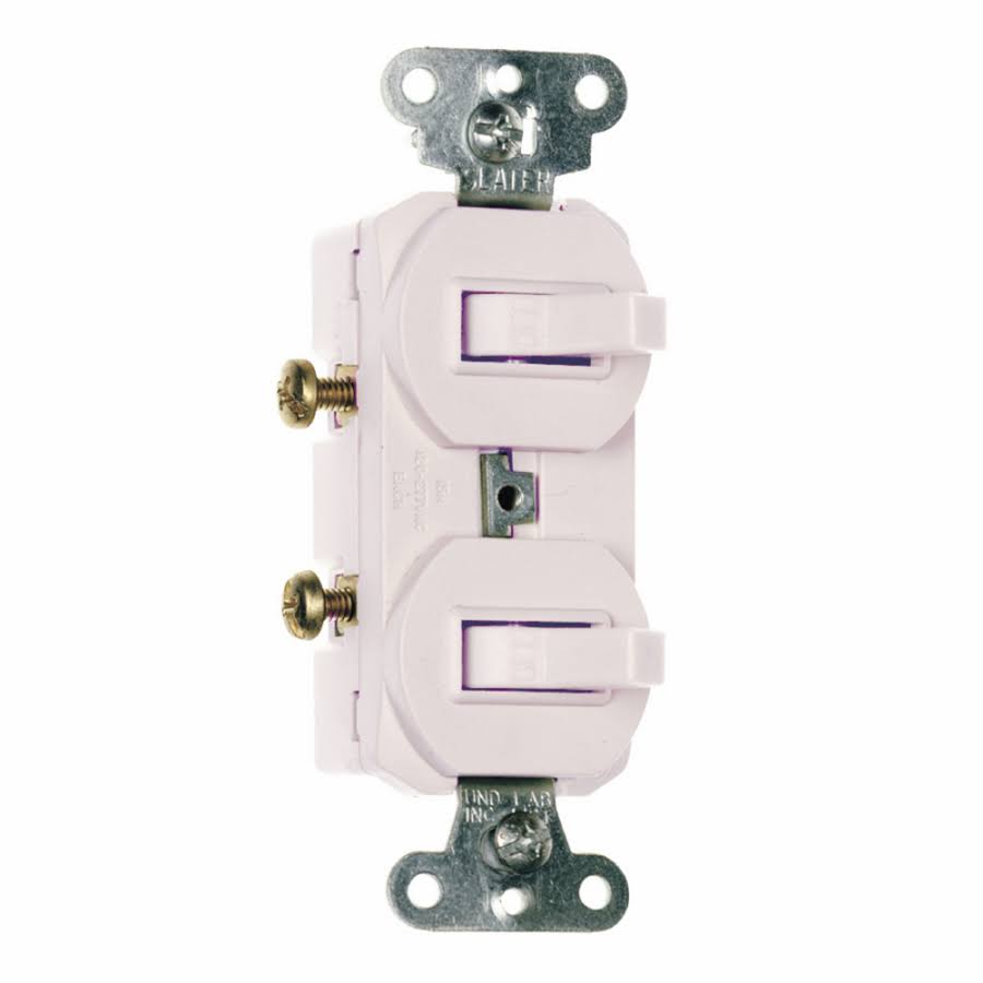 Pass & Seymour 2 Single Pole Toggle Light Switch