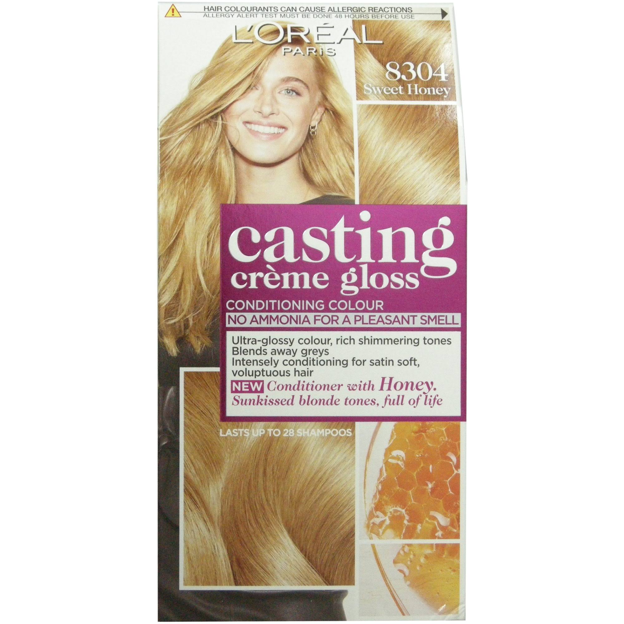 L'Oreal Casting Creme Gloss Sweet Honey Blonde 8304 Hair Dye