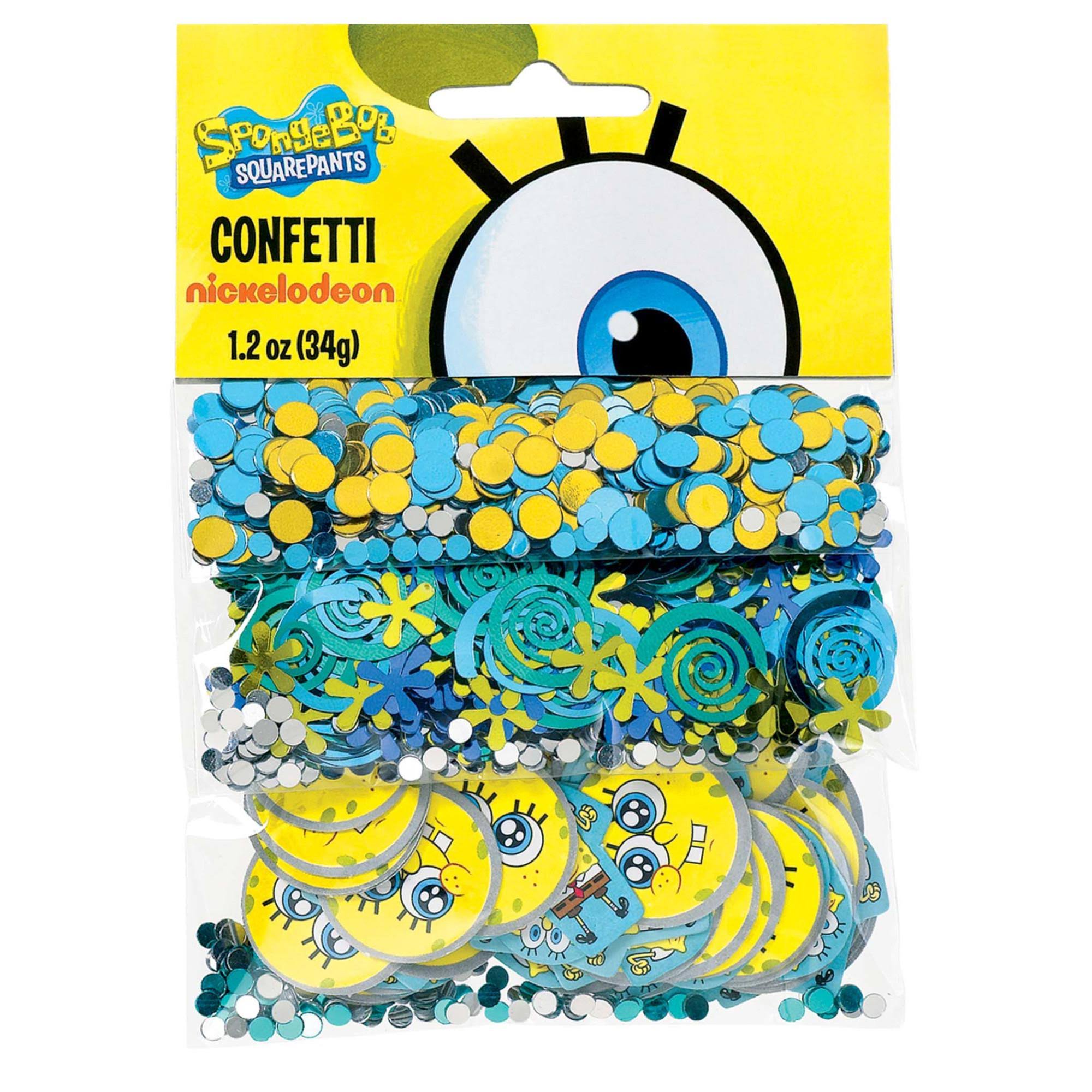 Amscan Boys Silly Sponge Bob Party Confetti Mix Decoration