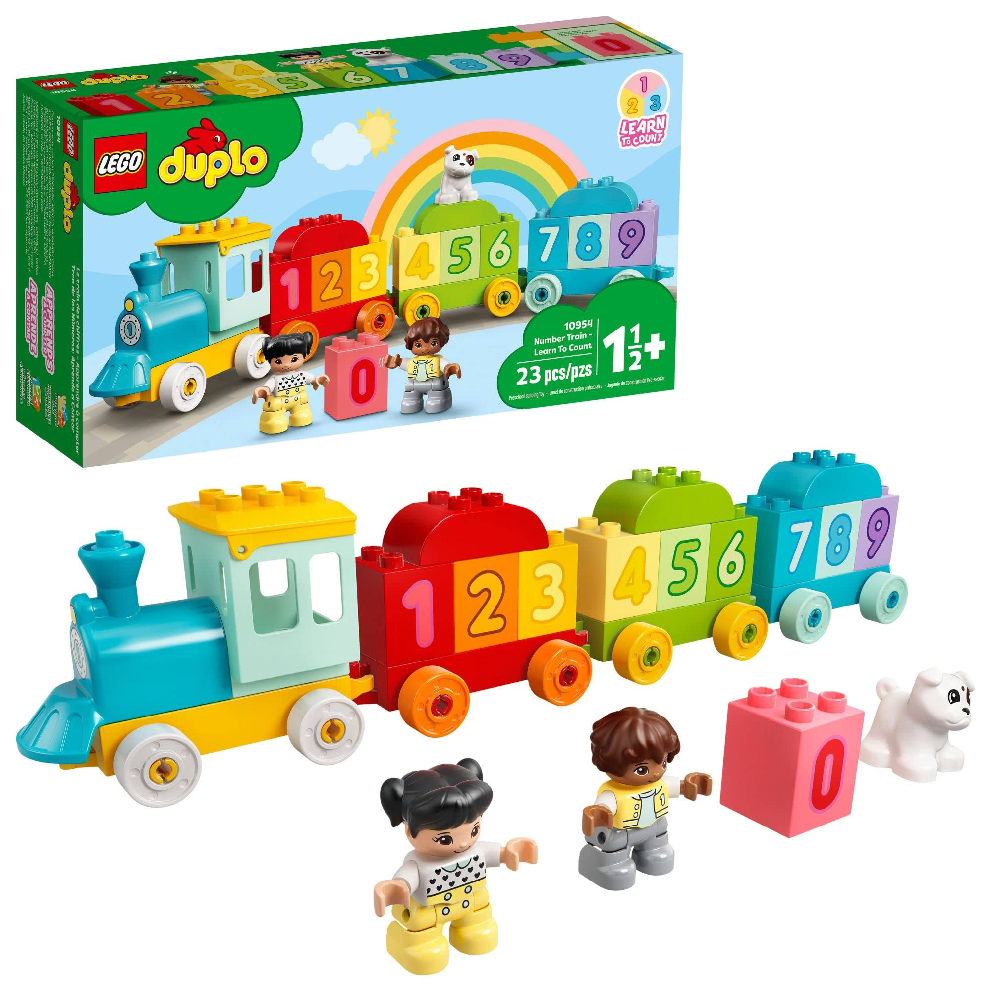 LEGO DUPLO My First Number Train - Learn to Count 10954 Building Multicolor