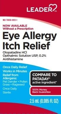 Leader Eye Allergy Itch Relief Once Daily Drops 2.5 ml (1-3 Bottle)