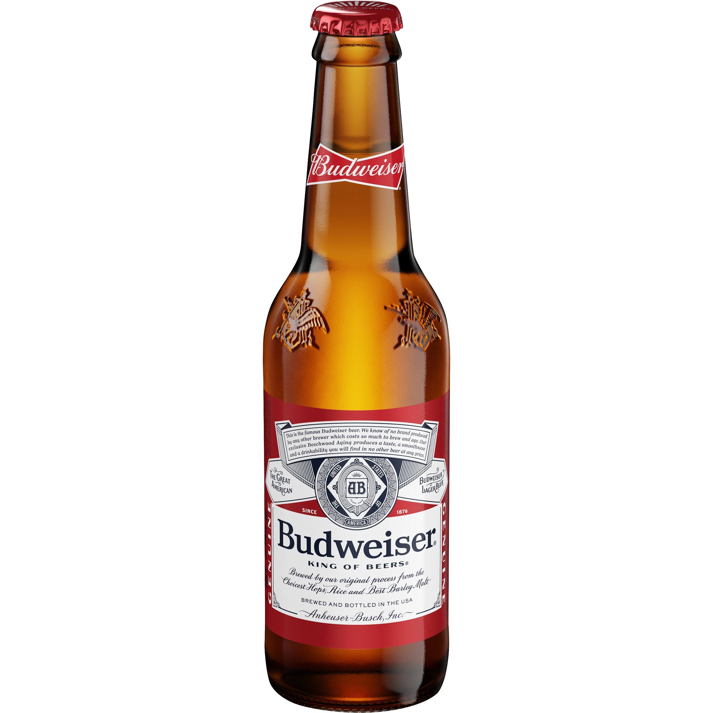 Budweiser Beer Bottle - 330ml