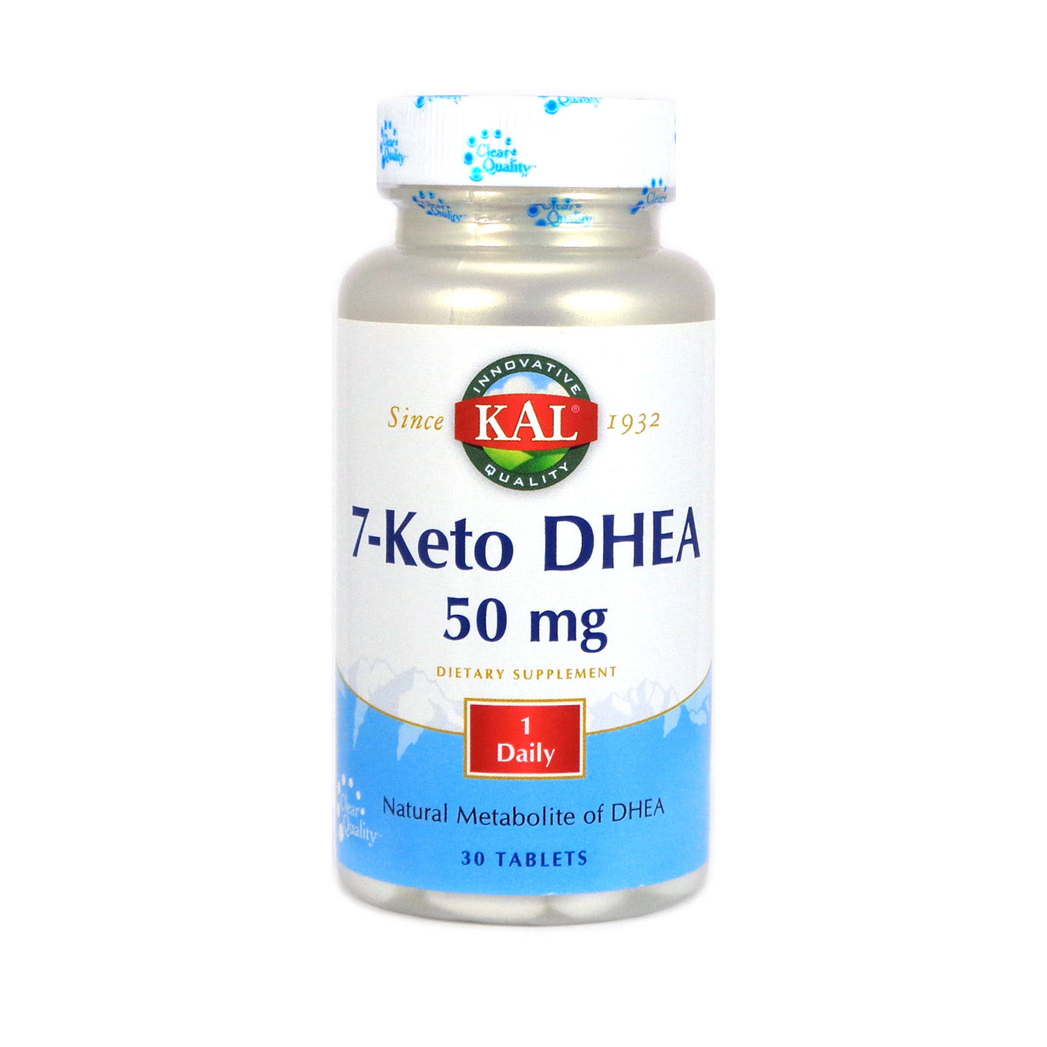 Kal 7-Keto DHEA Dietary Supplement - 50Mg, 30 Tablets
