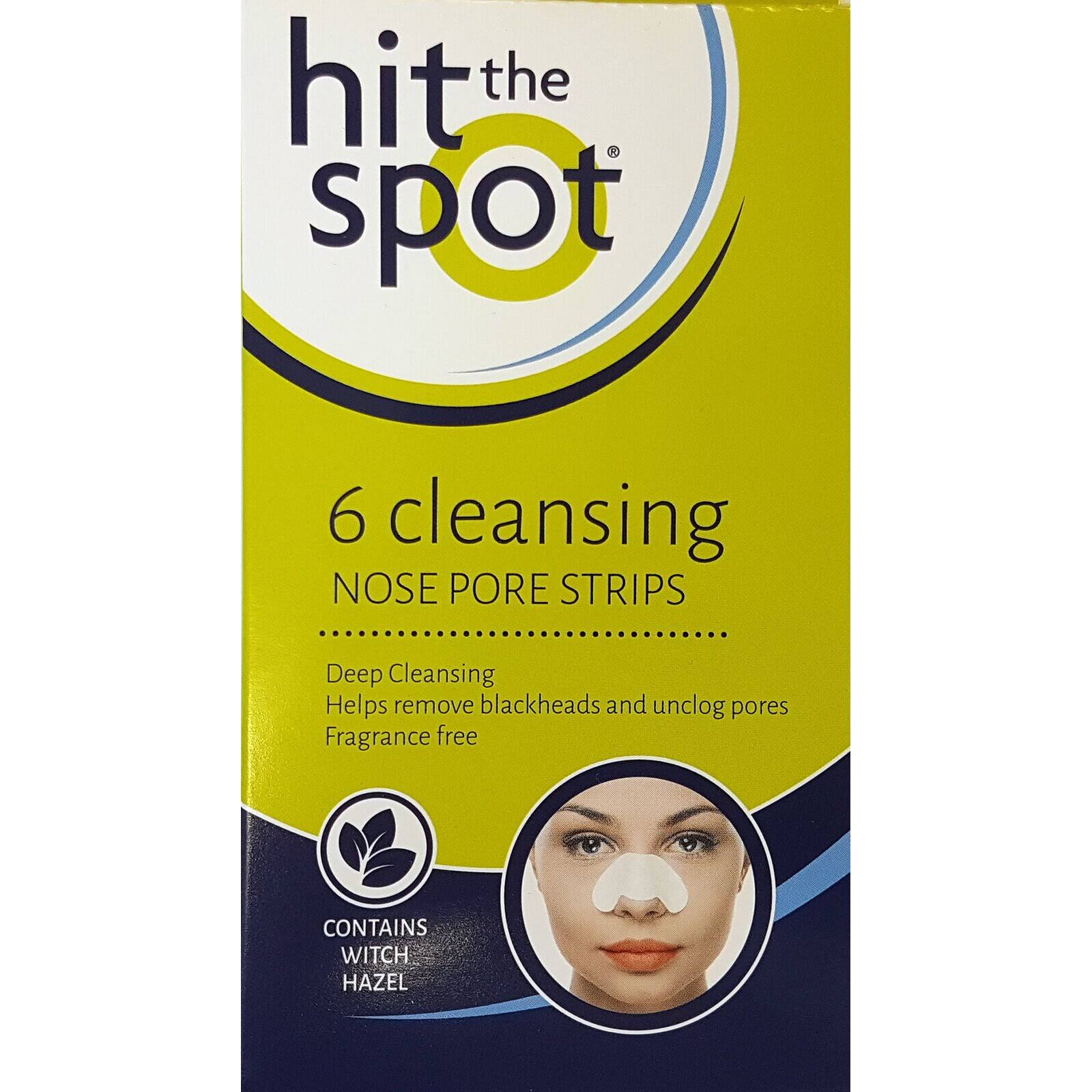 Hit The Spot Pack of 6 Deep Cleansing Nose Pore Strips