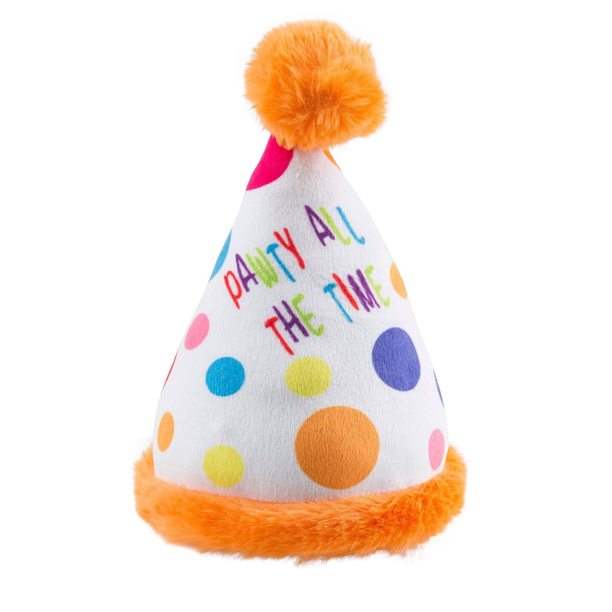 Happy Birthday Party Hat Dog Toy by Haute Diggity Dog - One Size