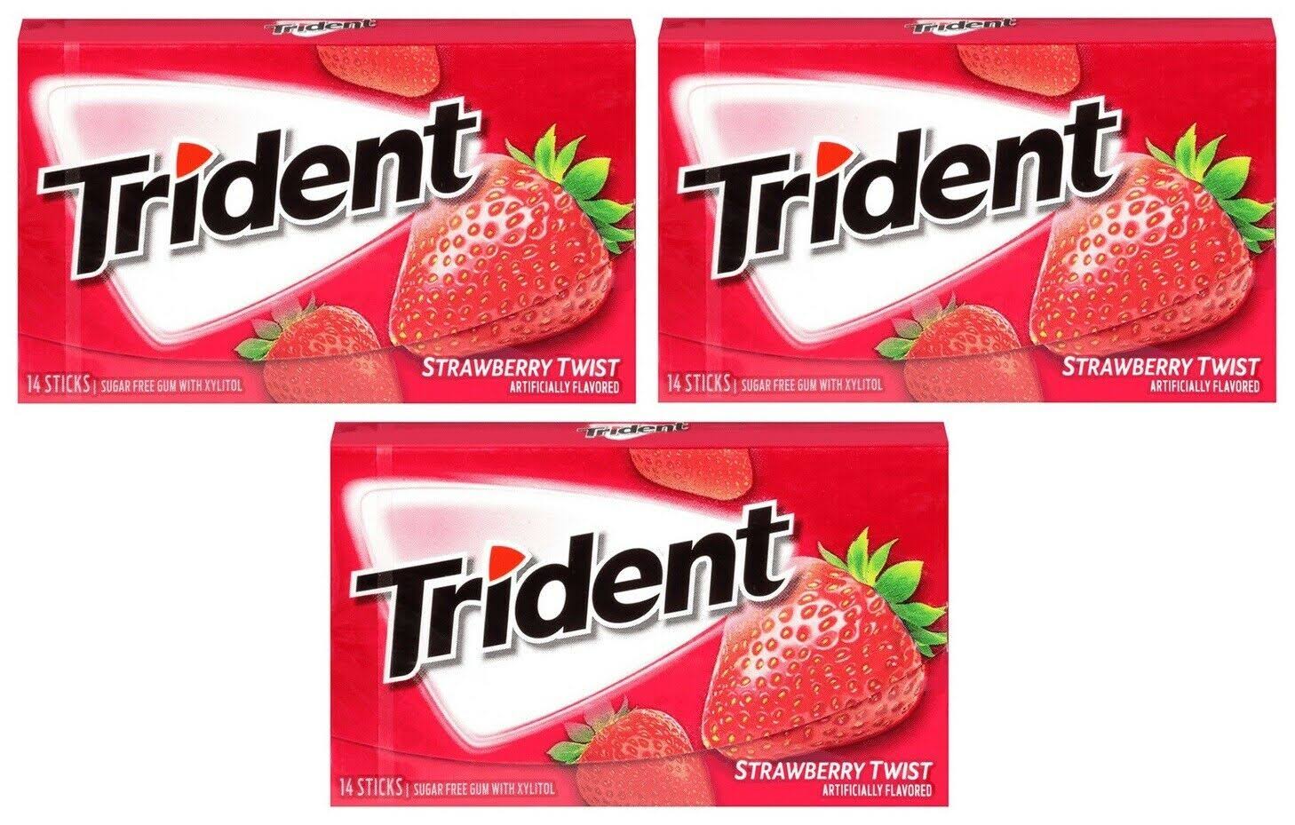 Trident Strawberry Twist Gum