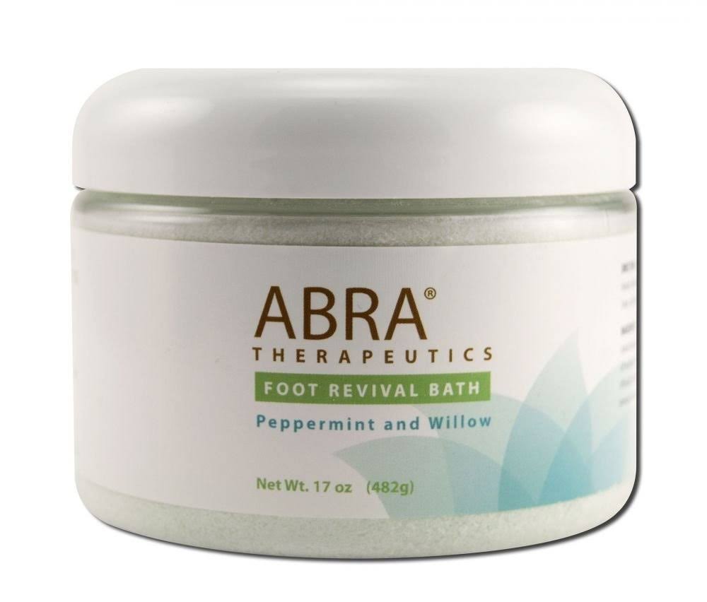 Abra Therapeutics Foot Revival Bath, 17 oz, Peppermint and Willow