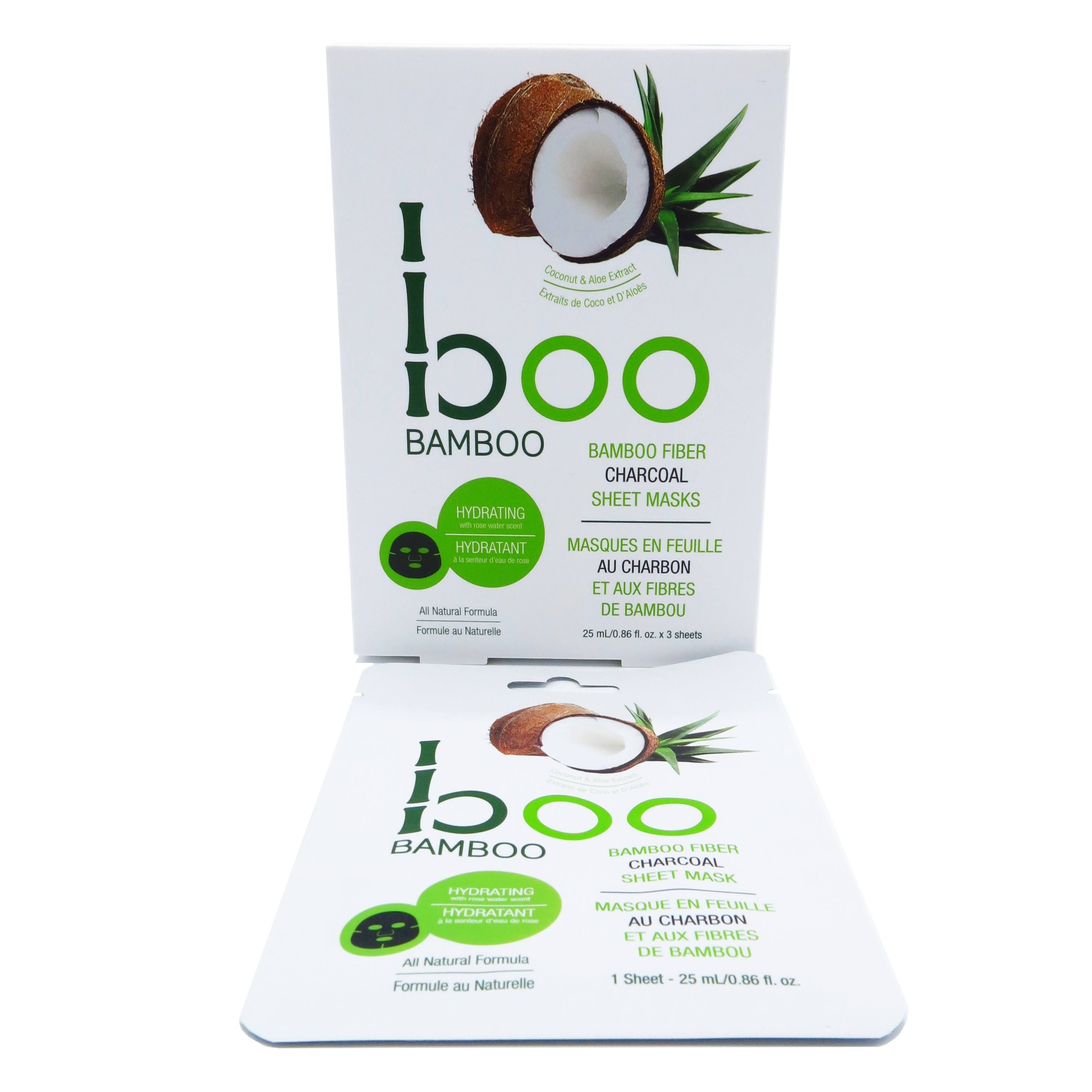 Boo Bamboo Hydrating Sheet Mask - 3 Pack