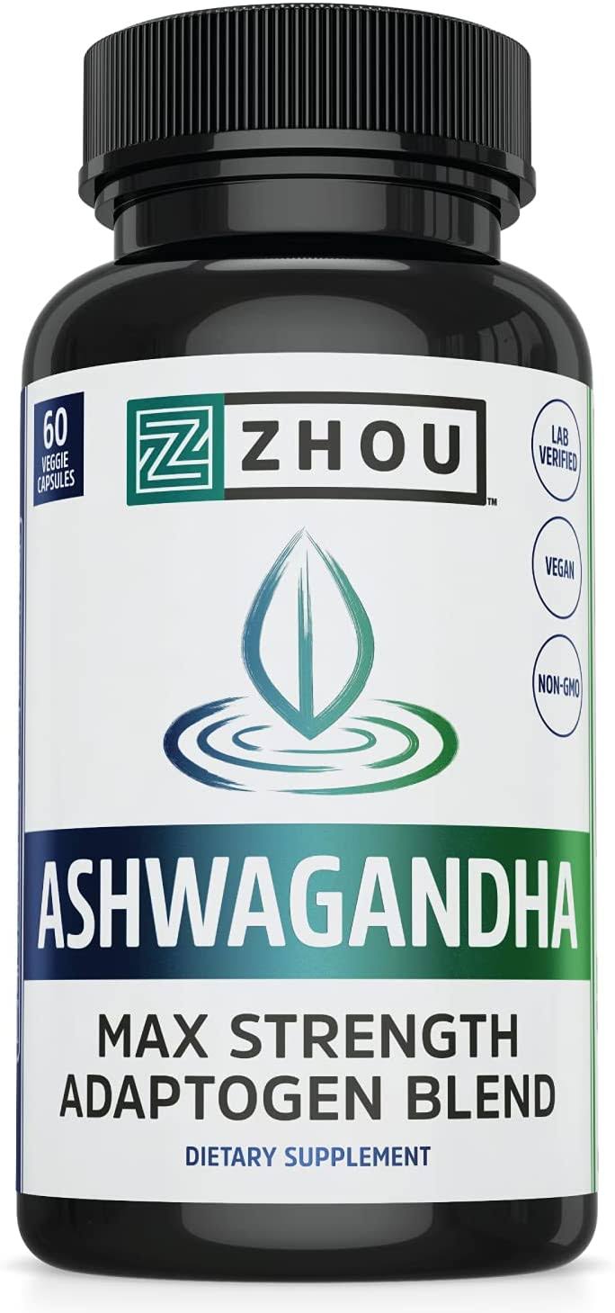 Zhou Nutrition - Ashwagandha - 60 Veggie Capsules