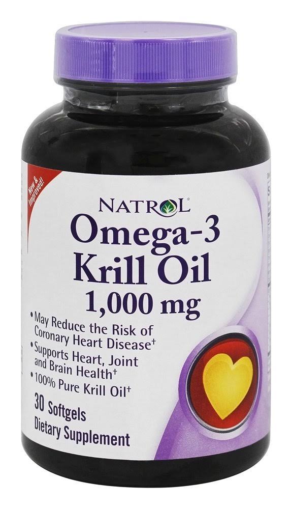 Natrol Omega 3 Krill Oil Dietary Supplement - 30ct