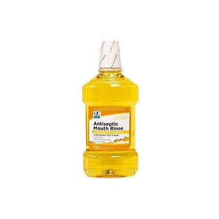 Quality Choice Antiseptic Mouth Rinse Amber Oral Care 1 Liter Each