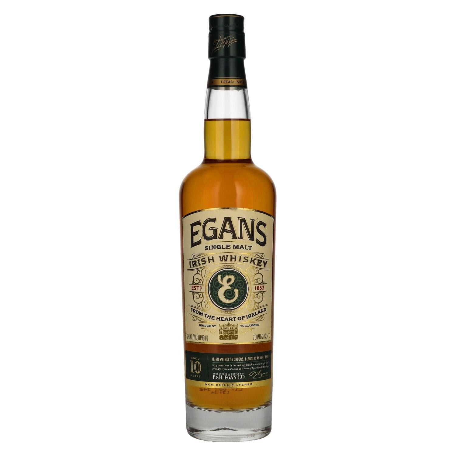Egan's 10 Year Old Single Malt Whiskey 47% Size 70cl