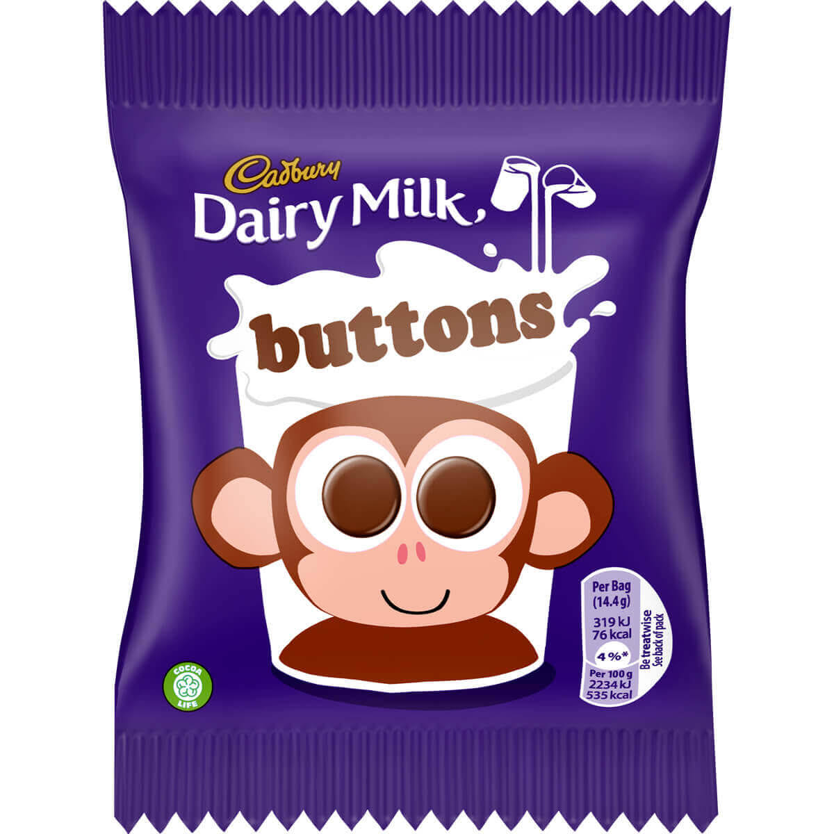 Cadbury Dairy Milk Buttons Standard Delivered to Canada