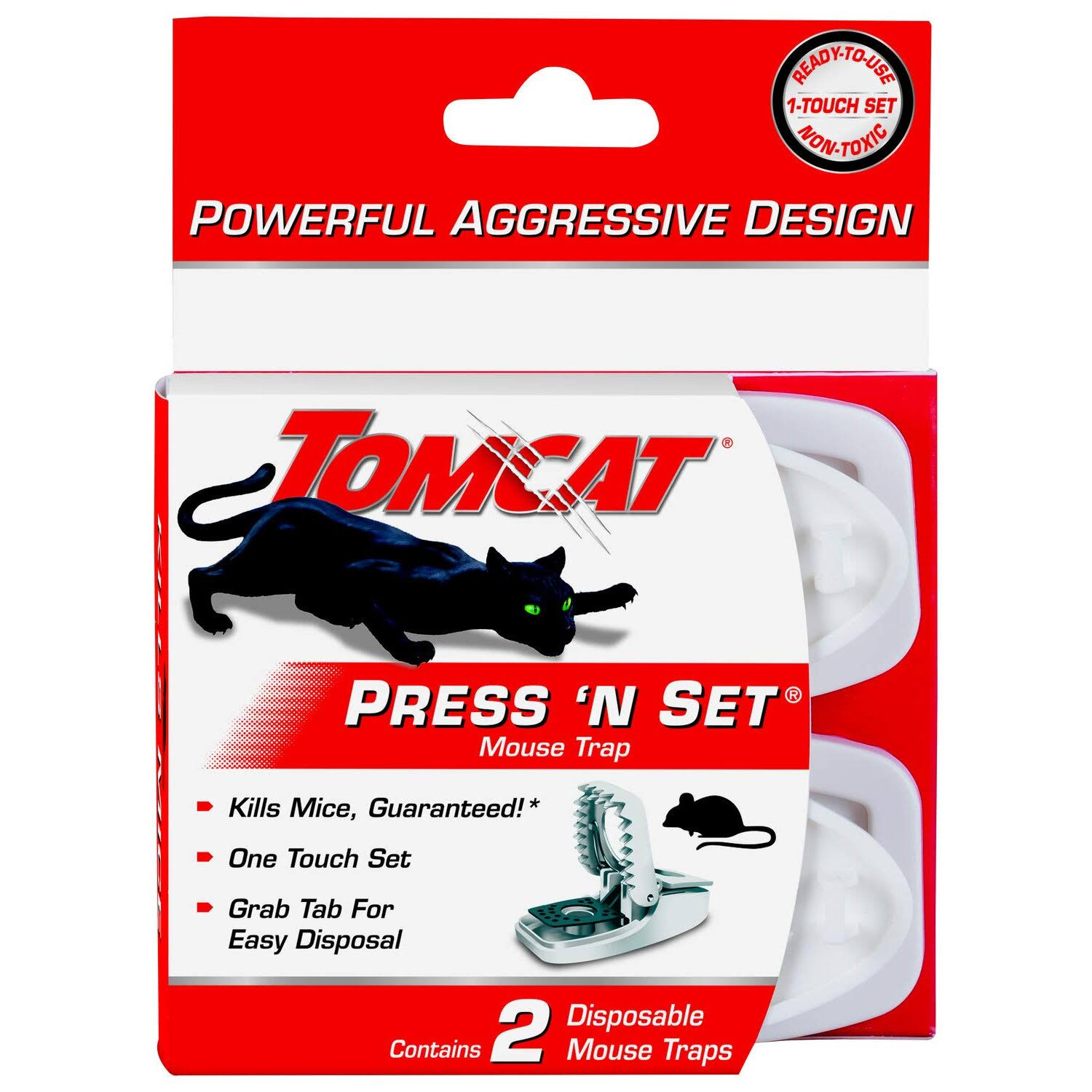 Tomcat Press 'n Set Mouse Trap - 2 Count