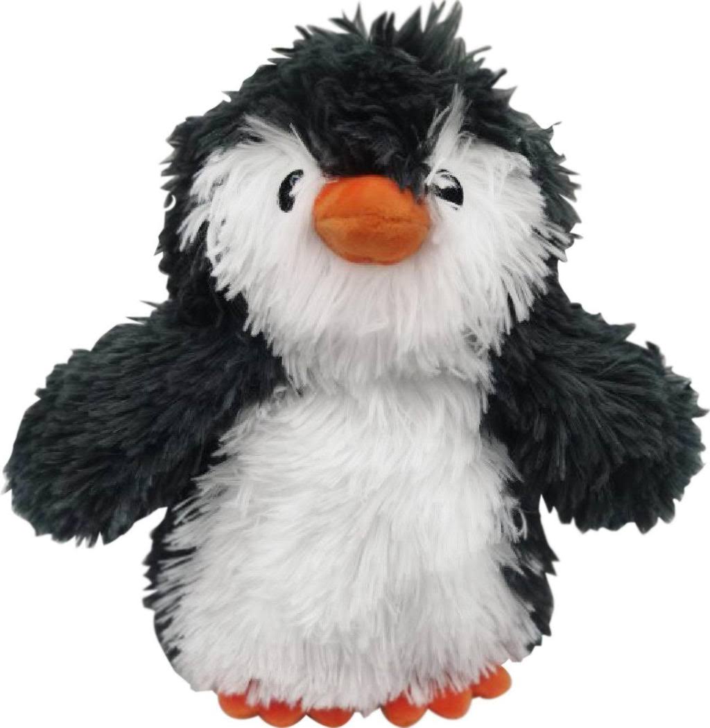 Tall Tails Fluffy Penguin Plush Dog Toy, 8-in