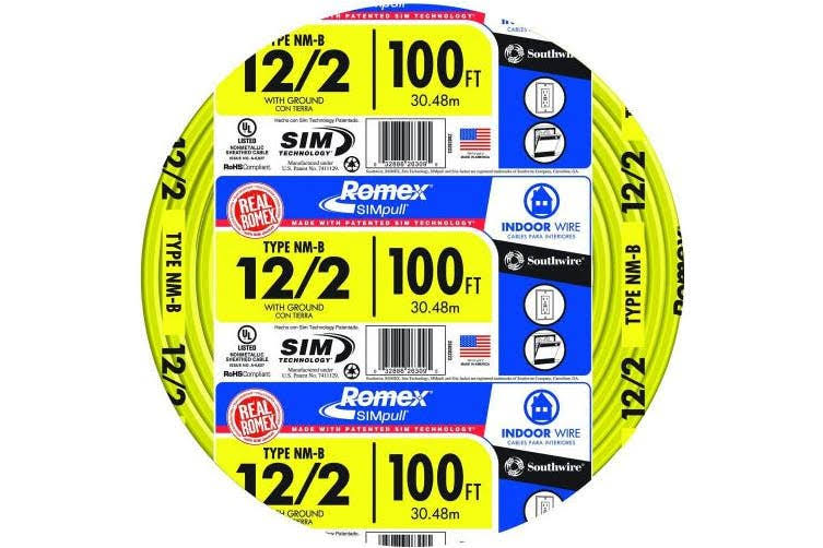 Southwire Romex NMB Electric Wire - 50', 12/2wg