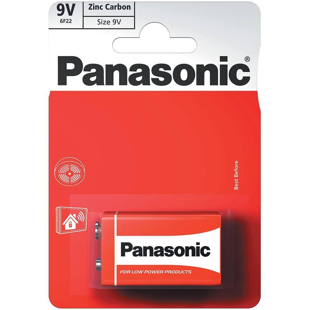 Panasonic Zinc Carbon Batteries - 9V