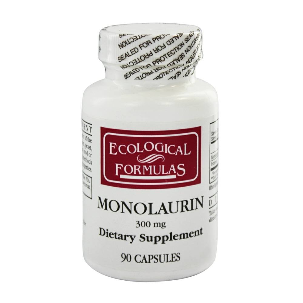 Ecological Formulas Monolaurin 300Mg Dietary Supplement - 90 Capsules
