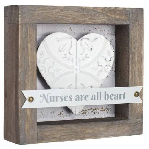 Malden Nurses Are All Heart Box Sign