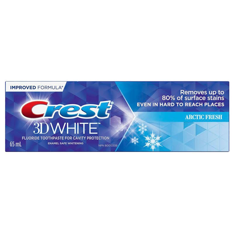 Crest 3D White, Whitening Toothpaste Arctic Fresh