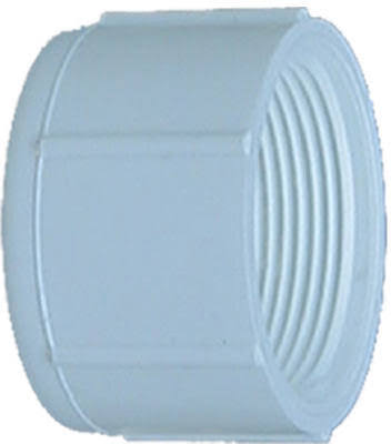 Genova PVC Pressure Cap - White, 0.5"