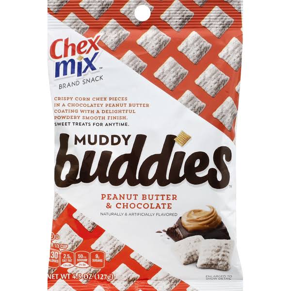 Chex Mix Muddy Buddies - Peanut Butter and Chocolate, 4.5oz
