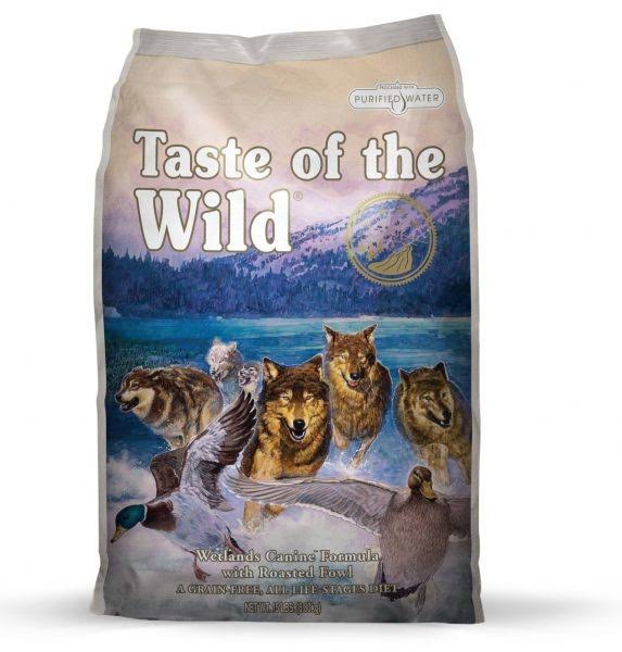 Taste of the Wild Wetlands Dog Food - Wetlands Canine Formula with Roasted Fowl