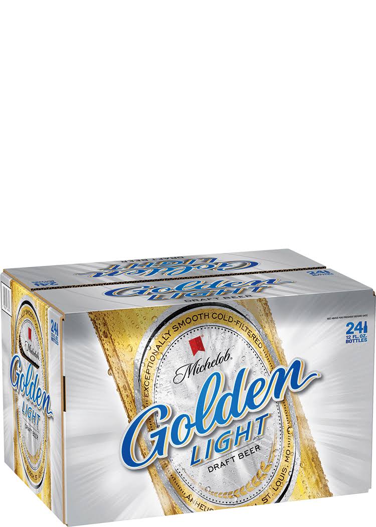 Michelob Golden Draft Light Beer - 24pk, 12oz
