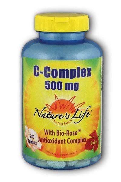 Nature's Life C-Complex Dietary Supplement - 500mg, 250ct