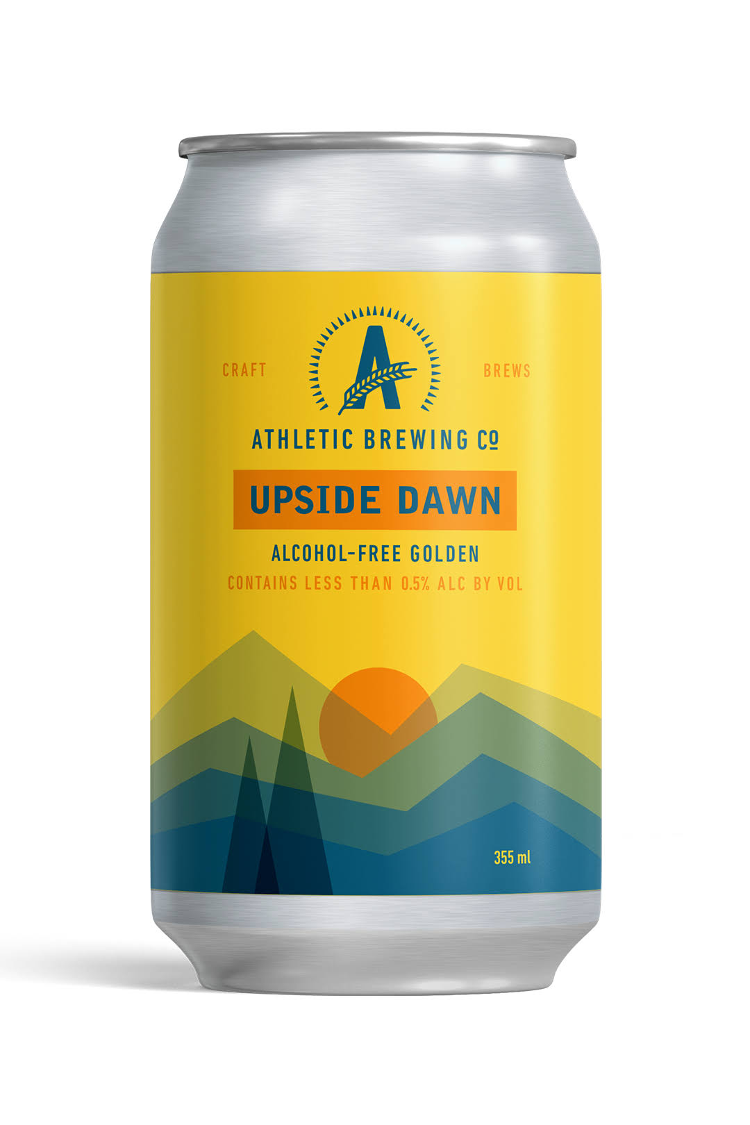Athletic Brewing Company Upside Dawn Golden Ale (Alcohol Free) 6-Pack