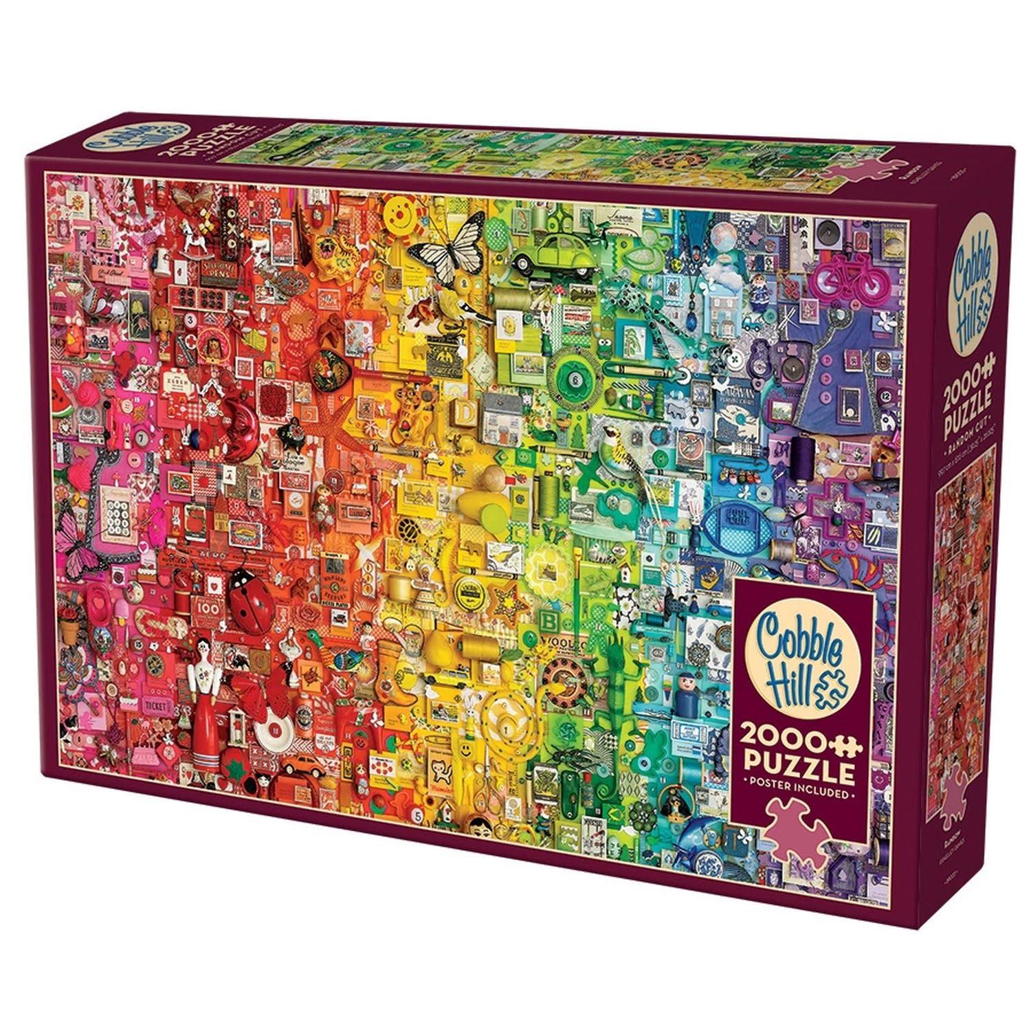Cobble hill puzzle - rainbow - 2000 pc