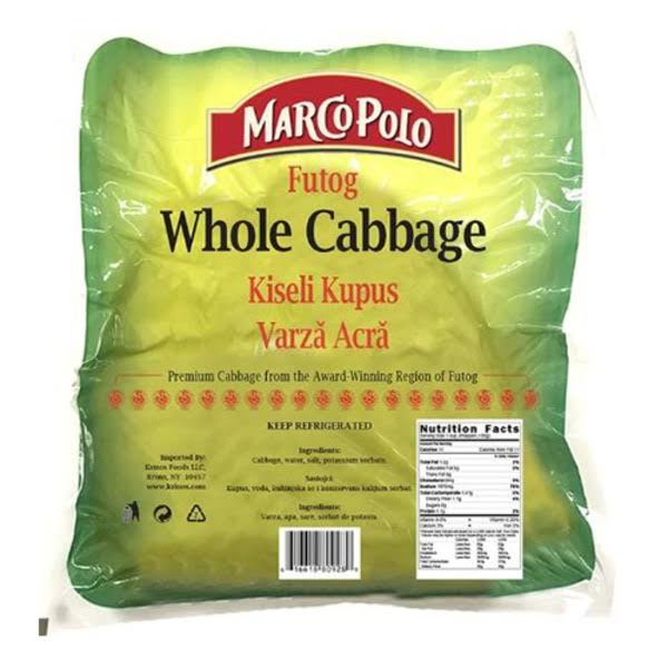 Marco Polo Futog Whole Cabbage.