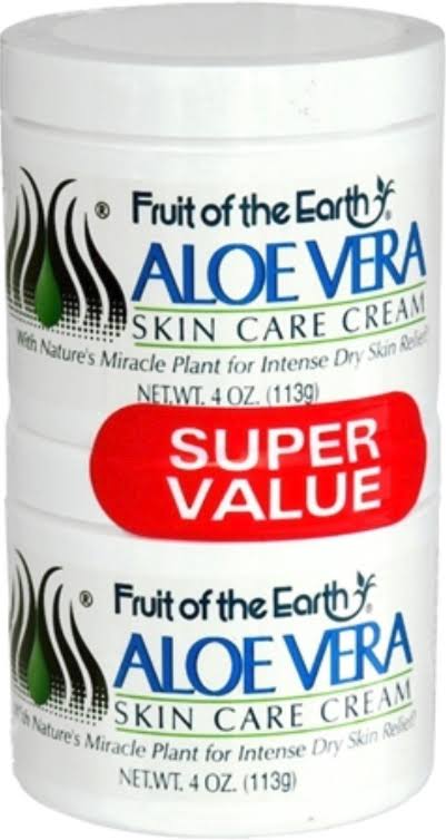 Fruit Of The Earth Aloe Vera Cream - 2 Pack