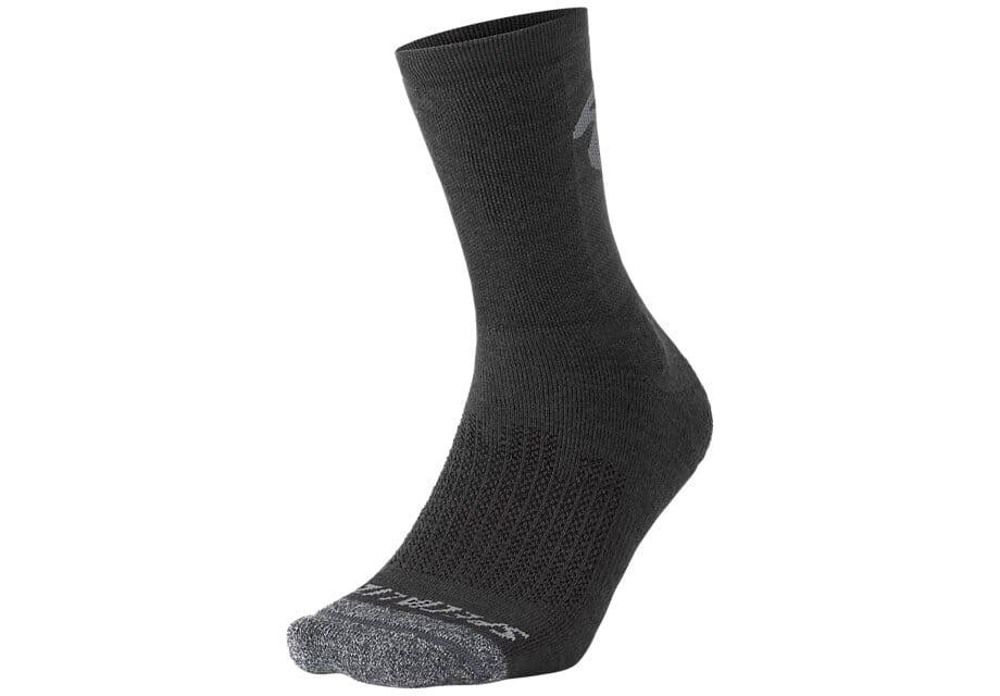 Merino Deep Winter Tall Sock Specialized Black M
