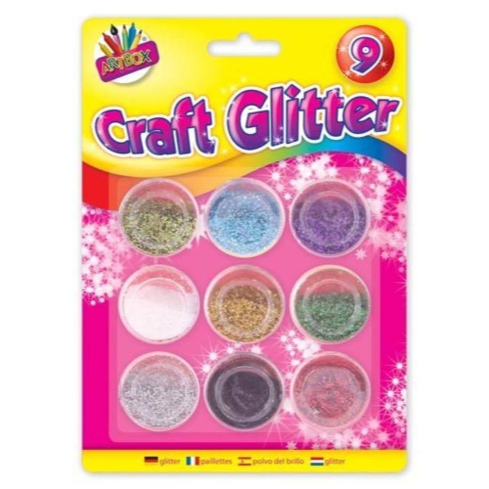 Artbox 6090 Craft Glitter Markers (Pack of 9)