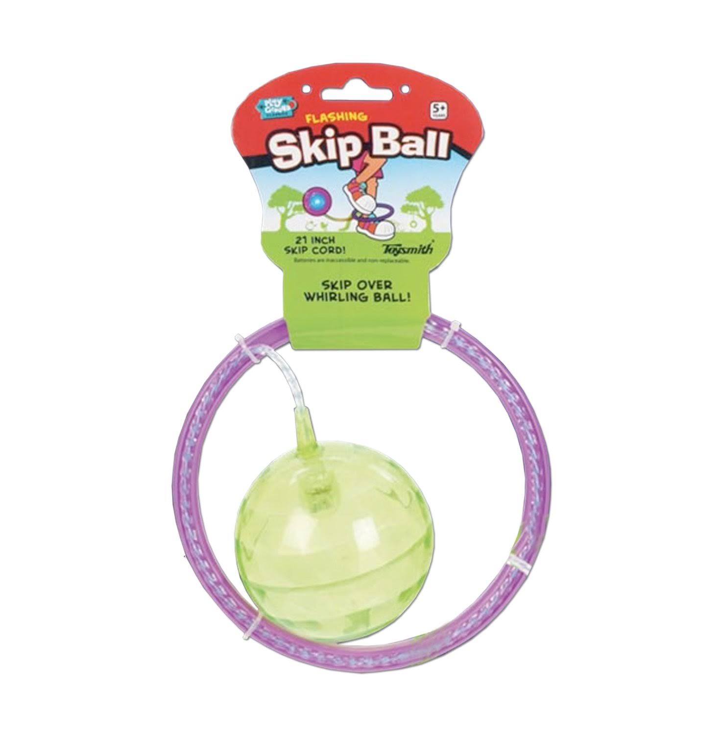 Toysmith 21 Inch Light Up Skip Ball (Colors May Vary) Multi-Colored