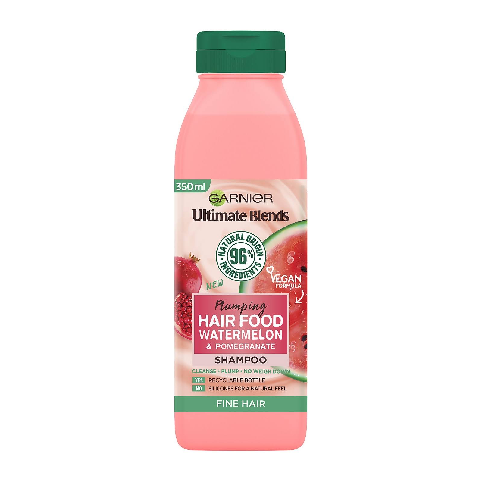 Garnier Ultimate Blends Plumping Hair Food Watermelon Shampoo 350ml