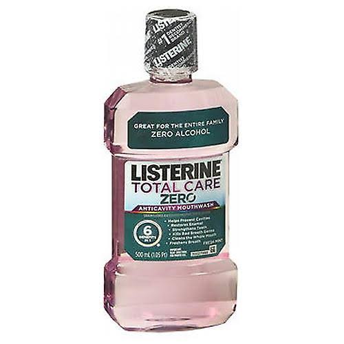 Listerine Total Care Zero Alcohol Anticavity Mouthwash - Fresh Mint, 500ml